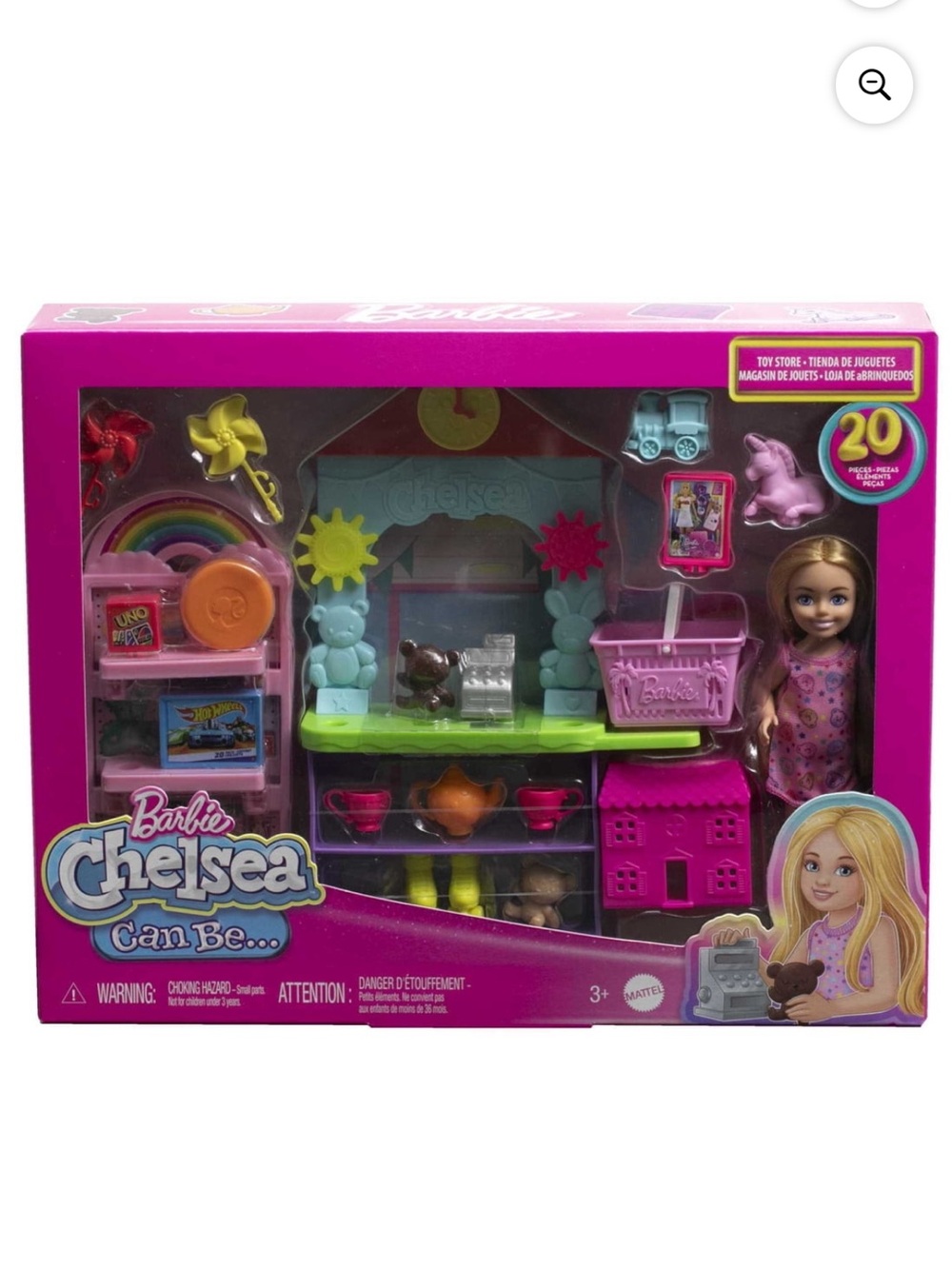 Barbie Chelsea Can Be… Toy Store Playset - Pink and Purple Kids Toy